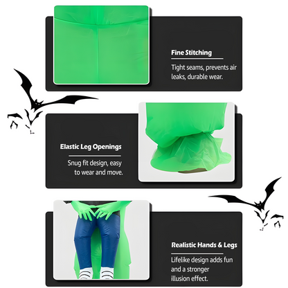 PREGNICLOUD Inflatable Alien Costume, Halloween Costumes for Adults and Children